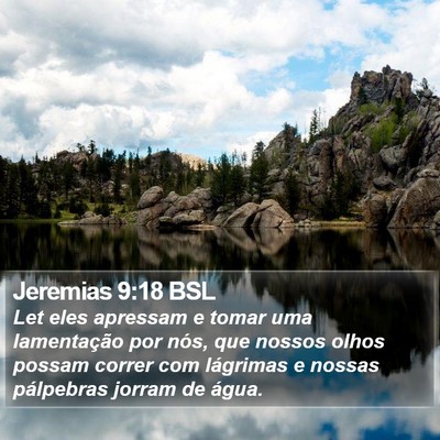 Jeremias 9:18 BSL Bible Verse Image