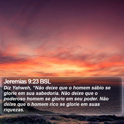 Jeremias 9:23 BSL Bible Verse Image
