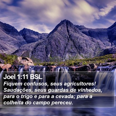 Joel 1:11 BSL Bible Verse Image
