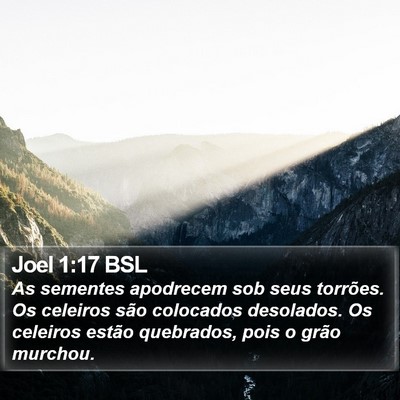 Joel 1:17 BSL Bible Verse Image