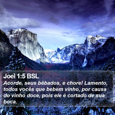 Joel 1:5 BSL Bible Verse Image