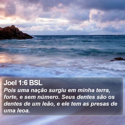 Joel 1:6 BSL Bible Verse Image