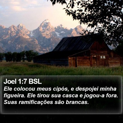 Joel 1:7 BSL Bible Verse Image