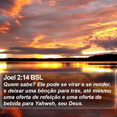 Joel 2:14 BSL Bible Verse Image