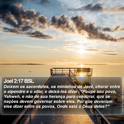 Joel 2:17 BSL Bible Verse Image
