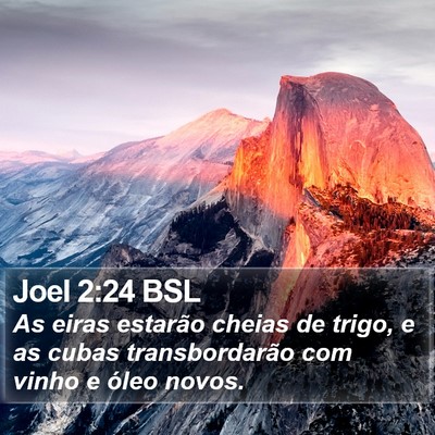 Joel 2:24 BSL Bible Verse Image