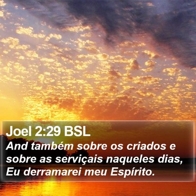 Joel 2:29 BSL Bible Verse Image