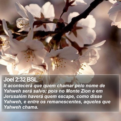 Joel 2:32 BSL Bible Verse Image