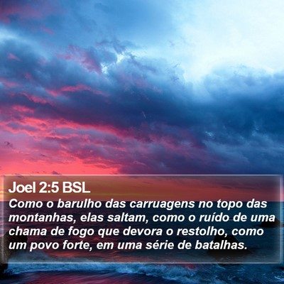 Joel 2:5 BSL Bible Verse Image