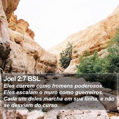 Joel 2:7 BSL Bible Verse Image