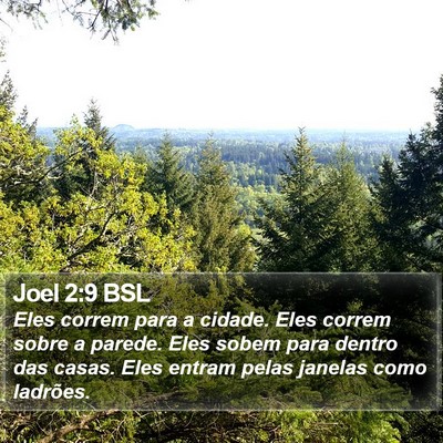 Joel 2:9 BSL Bible Verse Image