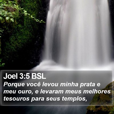 Joel 3:5 BSL Bible Verse Image