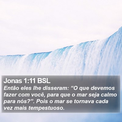 Jonas 1:11 BSL Bible Verse Image