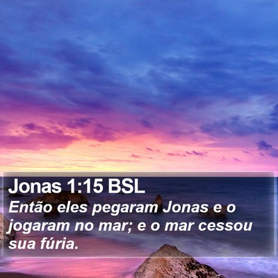 Jonas 1:15 BSL Bible Verse Image