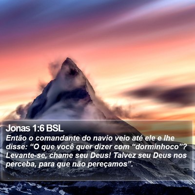 Jonas 1:6 BSL Bible Verse Image