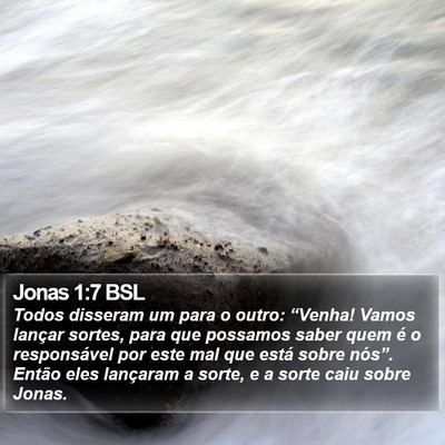 Jonas 1:7 BSL Bible Verse Image