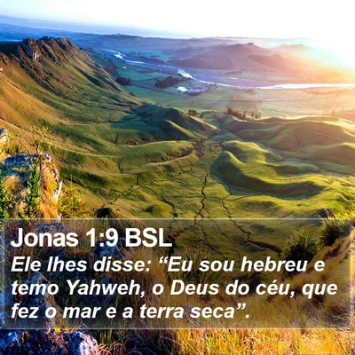 Jonas 1:9 BSL Bible Verse Image