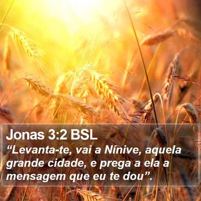 Jonas 3:2 BSL Bible Verse Image