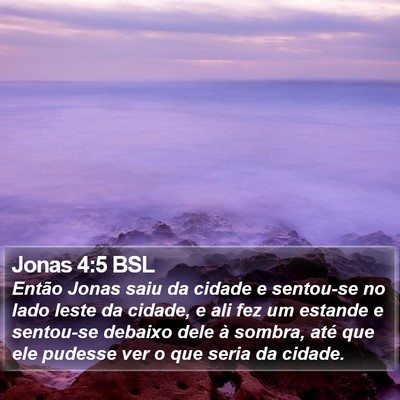 Jonas 4:5 BSL Bible Verse Image