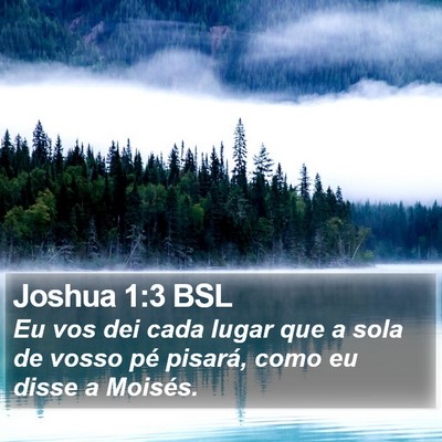 Joshua 1:3 BSL Bible Verse Image