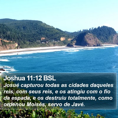 Joshua 11:12 BSL Bible Verse Image