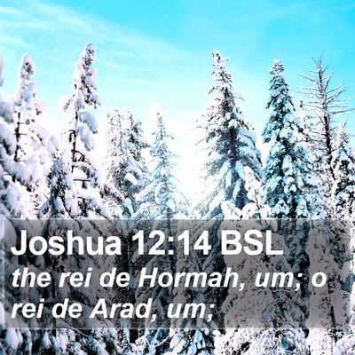Joshua 12:14 BSL Bible Verse Image