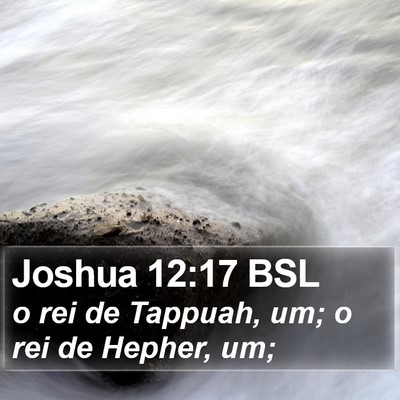Joshua 12:17 BSL Bible Verse Image