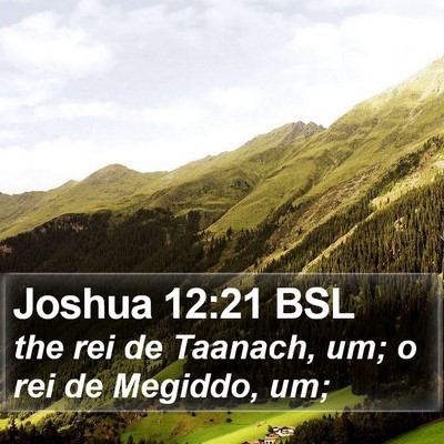 Joshua 12:21 BSL Bible Verse Image