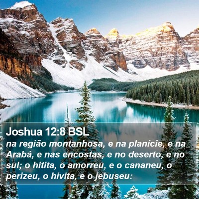 Joshua 12:8 BSL Bible Verse Image
