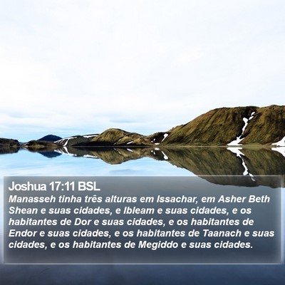 Joshua 17:11 BSL Bible Verse Image
