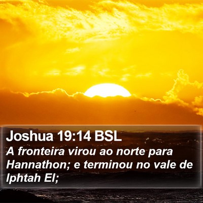 Joshua 19:14 BSL Bible Verse Image