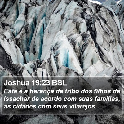 Joshua 19:23 BSL Bible Verse Image