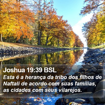 Joshua 19:39 BSL Bible Verse Image