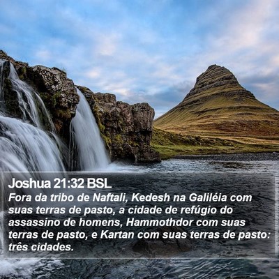 Joshua 21:32 BSL Bible Verse Image