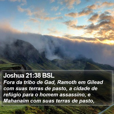 Joshua 21:38 BSL Bible Verse Image