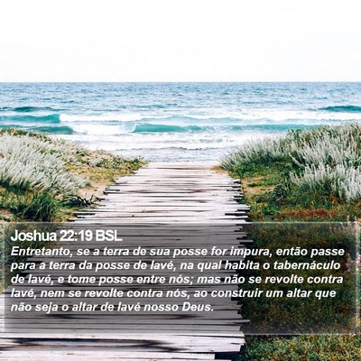 Joshua 22:19 BSL Bible Verse Image