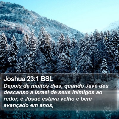 Joshua 23:1 BSL Bible Verse Image