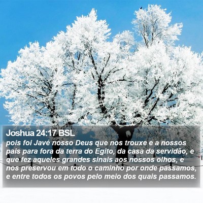 Joshua 24:17 BSL Bible Verse Image