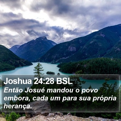 Joshua 24:28 BSL Bible Verse Image