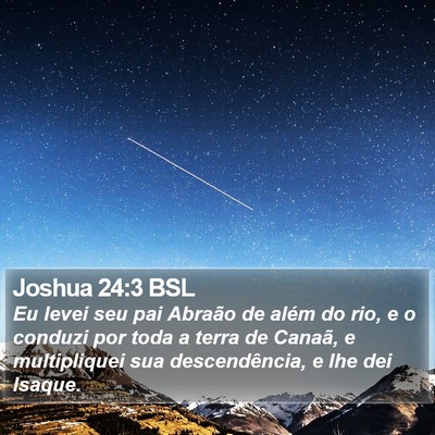 Joshua 24:3 BSL Bible Verse Image