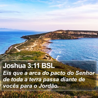 Joshua 3:11 BSL Bible Verse Image