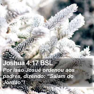 Joshua 4:17 BSL Bible Verse Image