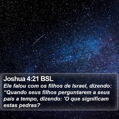 Joshua 4:21 BSL Bible Verse Image