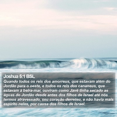 Joshua 5:1 BSL Bible Verse Image