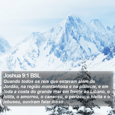 Joshua 9:1 BSL Bible Verse Image