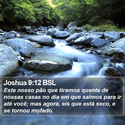 Joshua 9:12 BSL Bible Verse Image