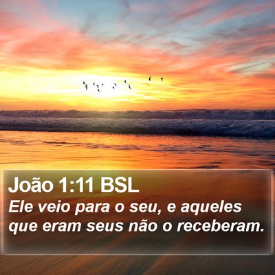 João 1:11 BSL Bible Verse Image