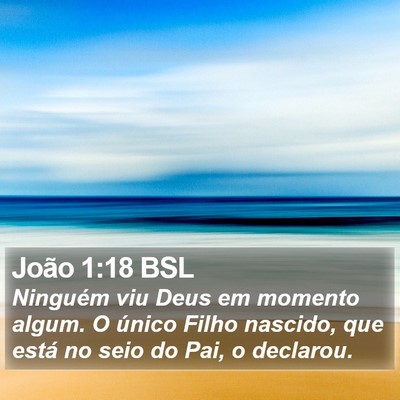 João 1:18 BSL Bible Verse Image
