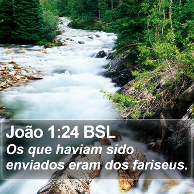 João 1:24 BSL Bible Verse Image