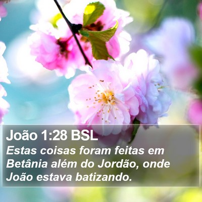 João 1:28 BSL Bible Verse Image